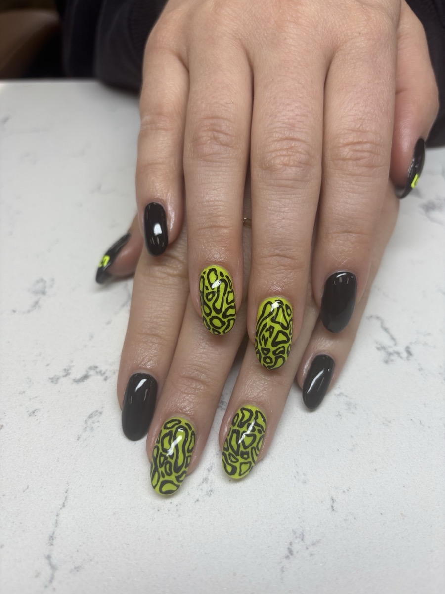 Neon Leopard by Danielle