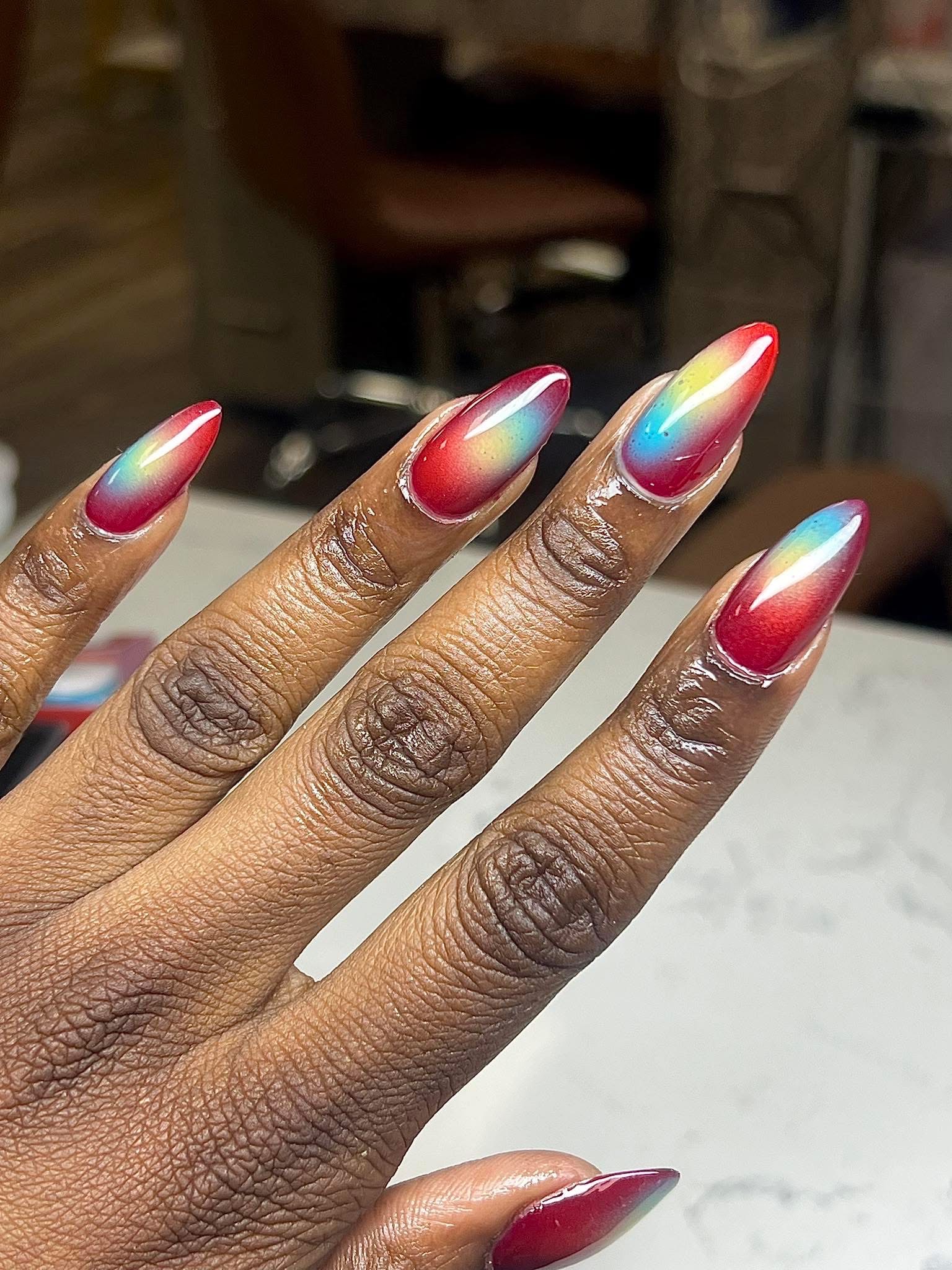 Rainbow Aurora by Monica